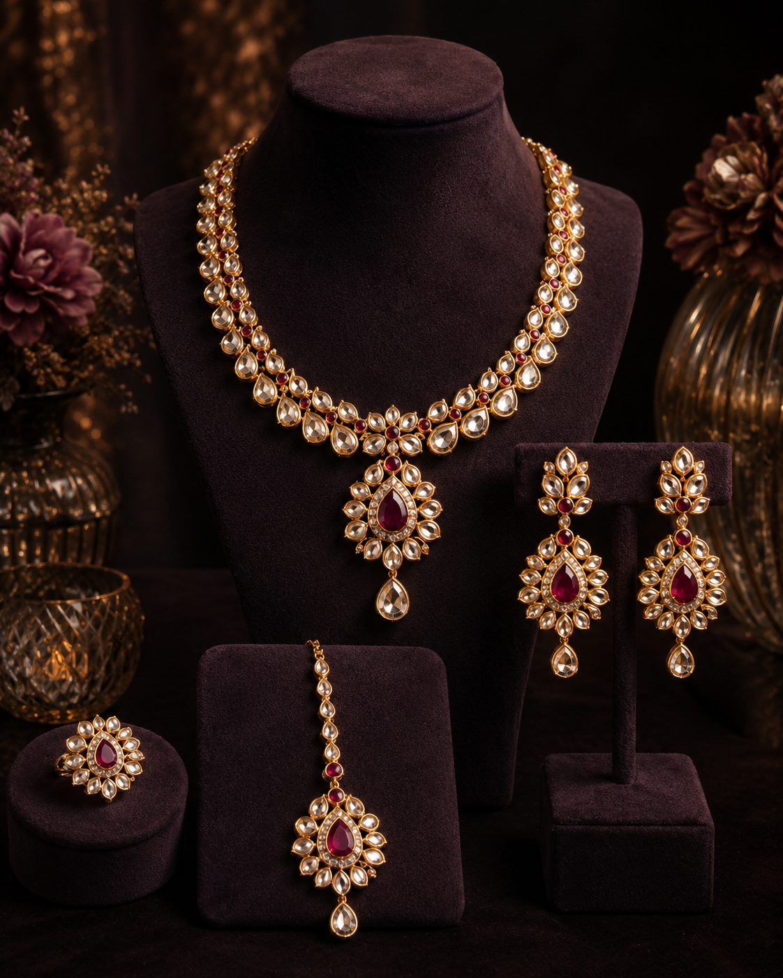 Semi bridal jewellery